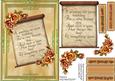 Beautiful Birthday Scroll (gold )