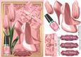 Lovely Pink Shoes and Tulips