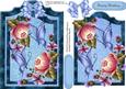 Lovely Pink Flowers on a Double Frame