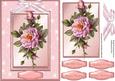 Beautiful Pink Roses Ona Double Frame