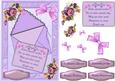Lovely Lilac Card and Envelope with Verse