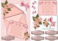 Lovely Pink Card and Envelope with a Verses