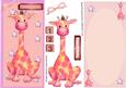 Lovely Birthday Giraffe (girl ) D.l.