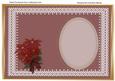 Lovely Christmas Poinsettia Incert