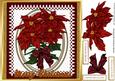 8x8 Poinsettia's on Lace