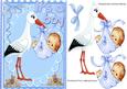 Lovely Stork and Baby Boy