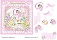 Congratulations a New Baby Girl in a Bootie