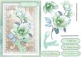 Lovely Green Magnolias on Lace