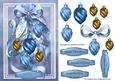 Beautiful Blue Baubles and Glitter 