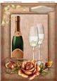 Lovely Golden Roses and Champagne.