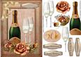 Lovely Golden Roses and Champagne 