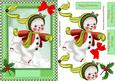 Lovely Little Skating Snowman