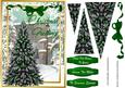 Green Christmas Tree in the Snow, Pyramarge