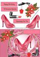 Lovely Pink Shoes and Makeup