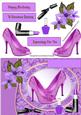 Lovely Lilac Shoes and Makeup.