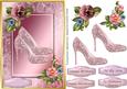 Lovely Camelias and Lce Shoes Pink