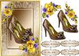 Lovely Yellow Roses and Shoes