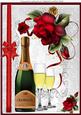 A4 Beautiful Red Rose Occasions Card