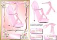 Lovely Diamond Studded Pink Shoe 