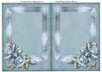 Lovely Blue Porcelain Rose Incert