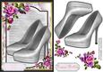 Beautiful But Simply Classic Silver Shoes