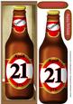 Bottle of Beer for a 21st Birthday