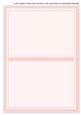 A5 Pink Baby Bunny Incert