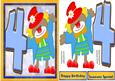 Lovely Clown 4year Old Birthday