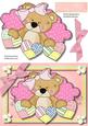 Lovely Little Snuggles Bear in Pink