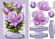 Beautiful Lilac Roses on a Kadare Frame