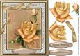 Stunning Golden Rose on Lace