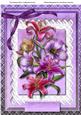 A4 Lovely Bouquet of Lilac Lillys