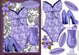 Oooo-la -la Sexy Lilac Leopard Skin Bask