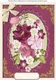 A4 Lovely Roses in a Oval Plaque 