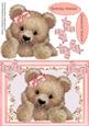 Lovely Little Fuzzy Bear in Pink