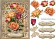 Lovely Roses in a Buff Ornate Frame