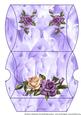 Lovely Lilac Roses Ona Pillow Box
