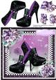 Beautifu Shoes and Roses in Lilac