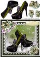 Lovely Shoes and Roses in Green