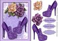 Beautiful Lilac Shoes and Roses