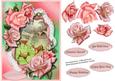 Lovely Stags in the Meadow with Pink Roses