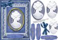 Lovely Cameo Lady in Blue