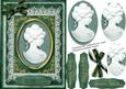 Lovely Cameo Lady in Green