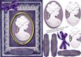 Lovely Cameo Lady Ihn Deep Lilac