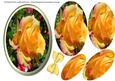 Beautiful Pyramid Yellow Rose Topper