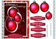 Lovely Christmas Baubles in Red