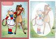 Lovely Roundup Girl Card and Incert