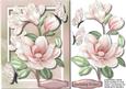 A5 Lovely Pink Magnolias and Butterflys