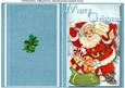 Lovely Cut,and Fold .santa's Christmas Cheer 