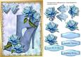 Lovely Verdant Shoe and Blue Roses